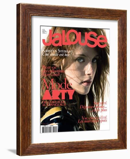 Jalouse, April 2008 - Kristen Stewart-Matthew Frost-Framed Art Print