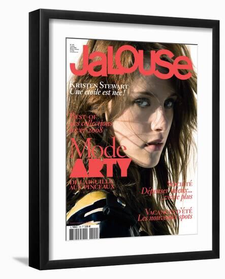 Jalouse, April 2008 - Kristen Stewart-Matthew Frost-Framed Art Print