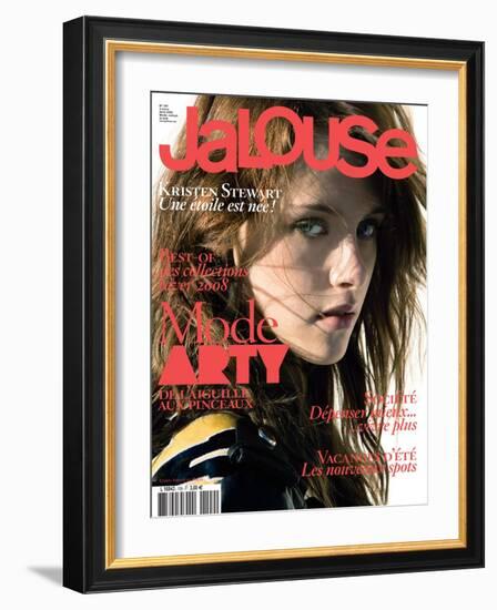 Jalouse, April 2008 - Kristen Stewart-Matthew Frost-Framed Art Print