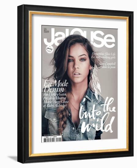 Jalouse, April 2010 - Barbara Palvin-Paul Schmidt-Framed Art Print