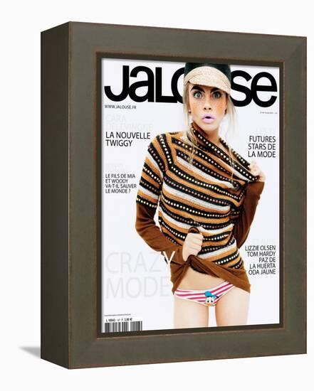 Jalouse, February 2012 - Cara Delevingne-Alexei Hay-Framed Stretched Canvas