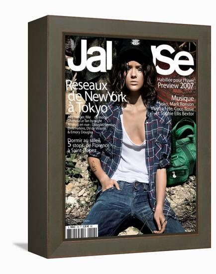 Jalouse, July-August 2007 - Jac-Elina Kechicheva-Framed Stretched Canvas