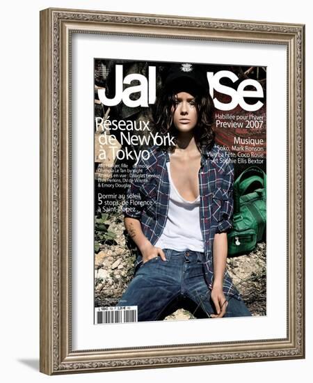 Jalouse, July-August 2007 - Jac-Elina Kechicheva-Framed Art Print