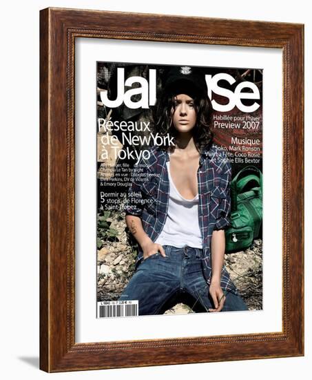 Jalouse, July-August 2007 - Jac-Elina Kechicheva-Framed Art Print