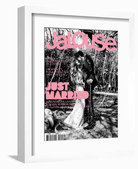 Jalouse, July-August 2009 - Lila, Joséphine de La Baume, Mark Ronson-Paul Schmidt-Framed Premium Giclee Print