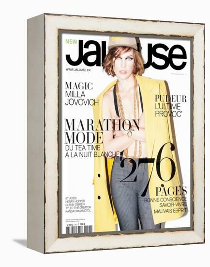 Jalouse, July-August 2011 - Hailey Gates-Matthew Frost-Framed Stretched Canvas