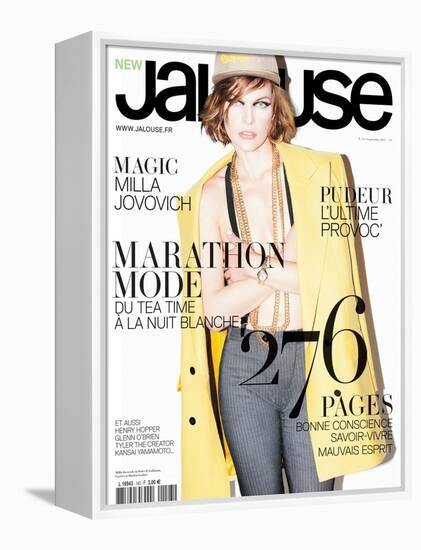 Jalouse, July-August 2011 - Hailey Gates-Matthew Frost-Framed Stretched Canvas