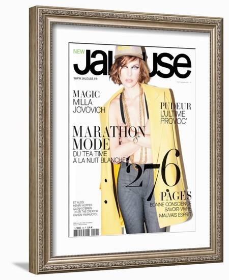 Jalouse, July-August 2011 - Hailey Gates-Matthew Frost-Framed Art Print