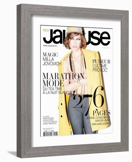 Jalouse, July-August 2011 - Hailey Gates-Matthew Frost-Framed Art Print