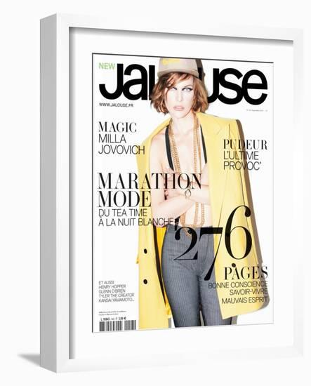 Jalouse, July-August 2011 - Hailey Gates-Matthew Frost-Framed Art Print