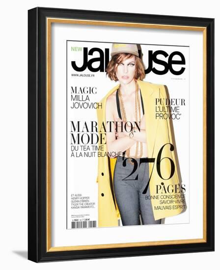 Jalouse, July-August 2011 - Hailey Gates-Matthew Frost-Framed Art Print