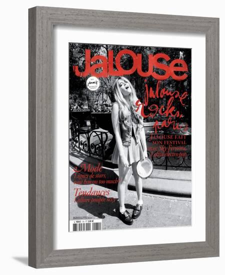 Jalouse, June 2010 - Coco Sumner-Thomas Giddins-Framed Art Print