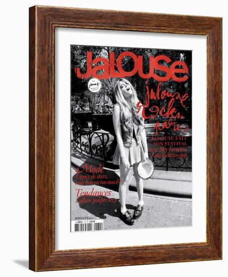 Jalouse, June 2010 - Coco Sumner-Thomas Giddins-Framed Art Print