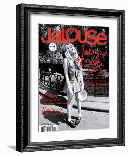 Jalouse, June 2010 - Coco Sumner-Thomas Giddins-Framed Art Print