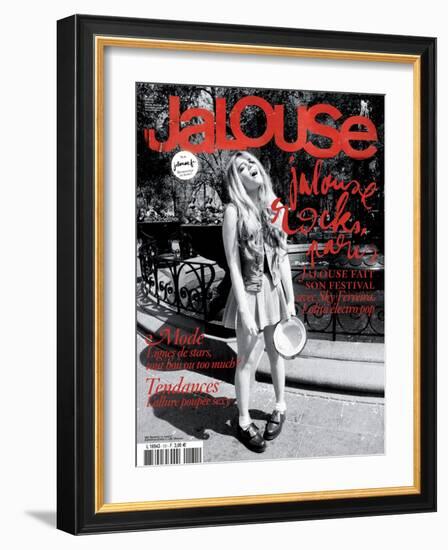 Jalouse, June 2010 - Coco Sumner-Thomas Giddins-Framed Art Print