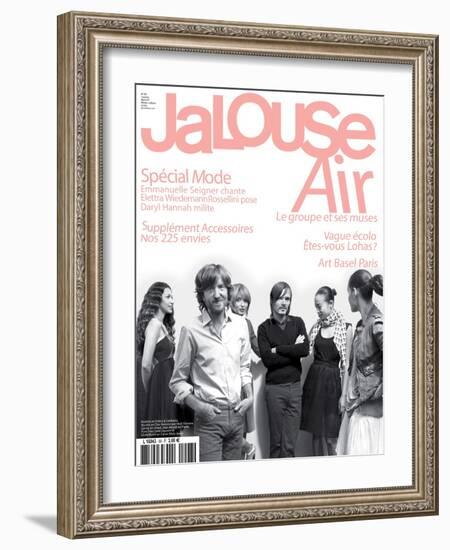 Jalouse, March 2007 - Nicolas Godin, Anahita, Carine Charaire, Jean Benoît ,Yi Zhou, Linda Bujoli-null-Framed Art Print