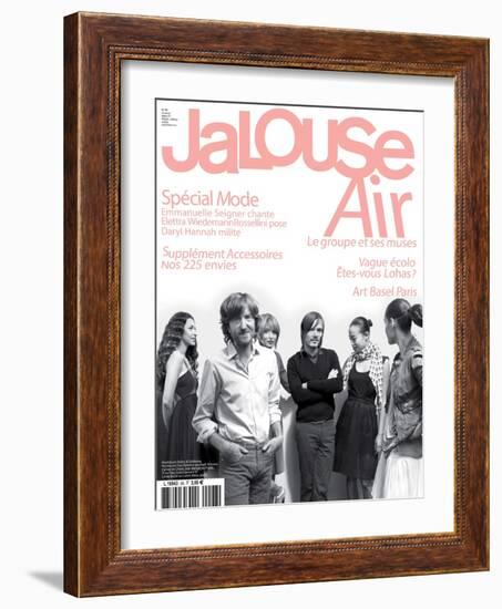 Jalouse, March 2007 - Nicolas Godin, Anahita, Carine Charaire, Jean Benoît ,Yi Zhou, Linda Bujoli-null-Framed Art Print