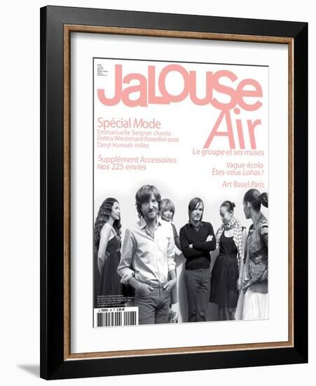 Jalouse, March 2007 - Nicolas Godin, Anahita, Carine Charaire, Jean Benoît ,Yi Zhou, Linda Bujoli-null-Framed Art Print