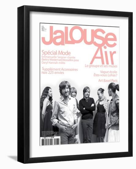 Jalouse, March 2007 - Nicolas Godin, Anahita, Carine Charaire, Jean Benoît ,Yi Zhou, Linda Bujoli-null-Framed Art Print
