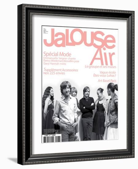 Jalouse, March 2007 - Nicolas Godin, Anahita, Carine Charaire, Jean Benoît ,Yi Zhou, Linda Bujoli-null-Framed Art Print