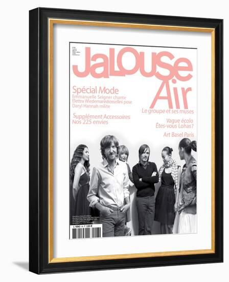 Jalouse, March 2007 - Nicolas Godin, Anahita, Carine Charaire, Jean Benoît ,Yi Zhou, Linda Bujoli-null-Framed Art Print