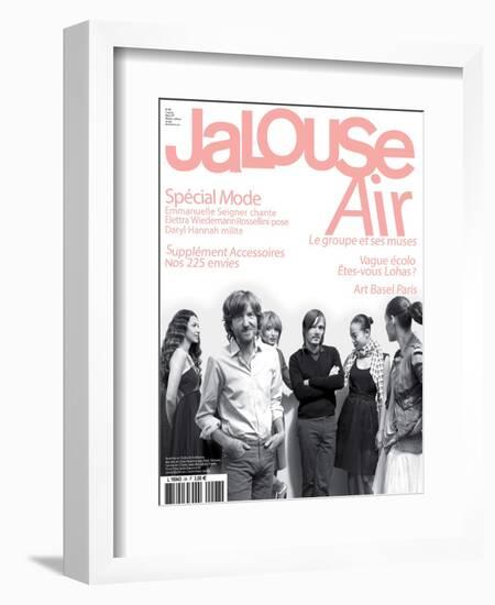 Jalouse, March 2007 - Nicolas Godin, Anahita, Carine Charaire, Jean Benoît ,Yi Zhou, Linda Bujoli-null-Framed Premium Giclee Print