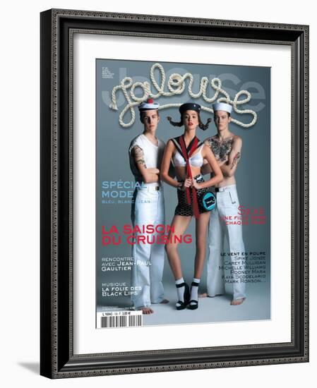 Jalouse, March 2011 Supplement - Compilation Mode Accessoires-André & Gildas Kitsune-Framed Art Print