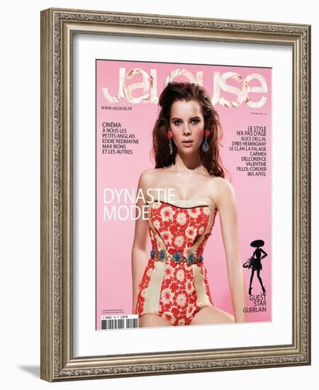 Jalouse, March 2012 - Anouk de Heer-Mel Bles-Framed Art Print