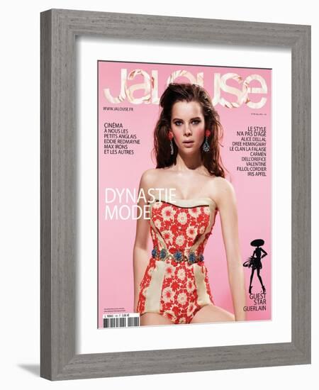 Jalouse, March 2012 - Anouk de Heer-Mel Bles-Framed Art Print