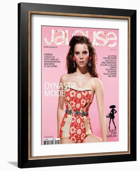 Jalouse, March 2012 - Anouk de Heer-Mel Bles-Framed Art Print