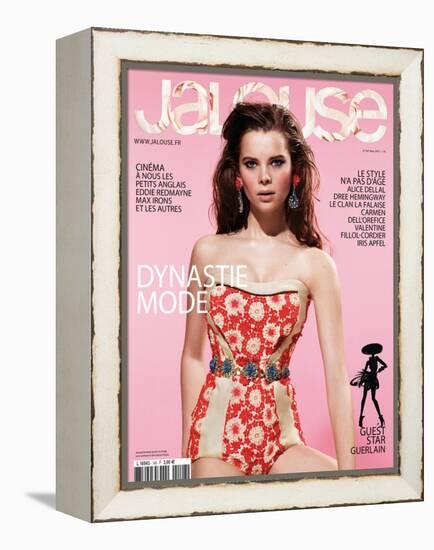 Jalouse, March 2012 - Anouk de Heer-Mel Bles-Framed Stretched Canvas