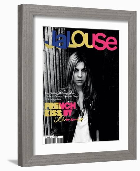 Jalouse, May 2009 - Lou Doillon, Mélanie Laurent, Audrey Marnay, Clémence Poésy et Léa Seydoux-Olivier Zahm-Framed Art Print