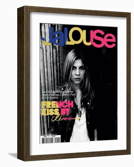 Jalouse, May 2009 - Lou Doillon, Mélanie Laurent, Audrey Marnay, Clémence Poésy et Léa Seydoux-Olivier Zahm-Framed Art Print