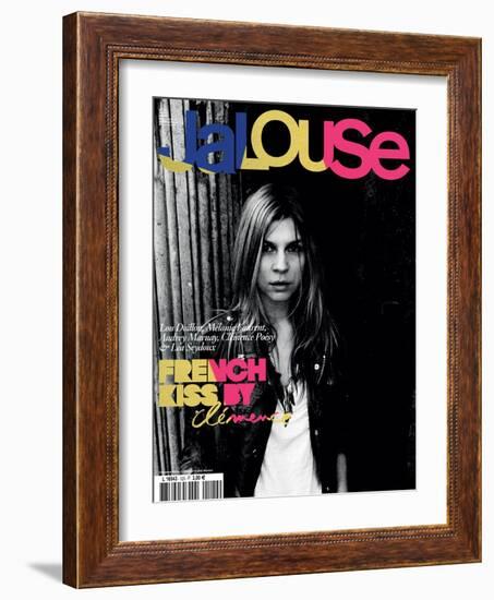 Jalouse, May 2009 - Lou Doillon, Mélanie Laurent, Audrey Marnay, Clémence Poésy et Léa Seydoux-Olivier Zahm-Framed Art Print