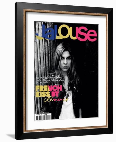 Jalouse, May 2009 - Lou Doillon, Mélanie Laurent, Audrey Marnay, Clémence Poésy et Léa Seydoux-Olivier Zahm-Framed Art Print