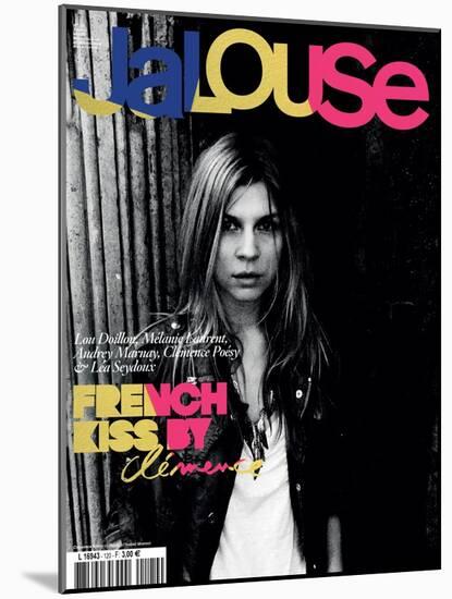 Jalouse, May 2009 - Lou Doillon, Mélanie Laurent, Audrey Marnay, Clémence Poésy et Léa Seydoux-Olivier Zahm-Mounted Art Print