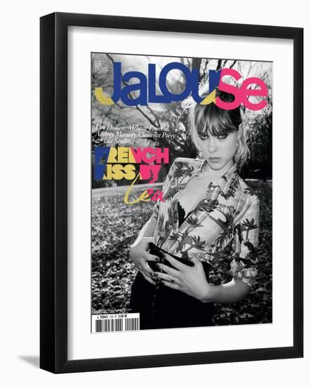 Jalouse, May 2009 - Lou Doillon, Mélanie Laurent, Audrey Marnay, Clémence Poésy et Léa Seydoux-Paul Schmidt-Framed Art Print