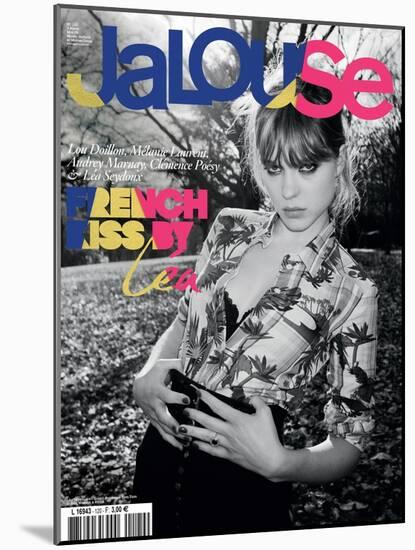 Jalouse, May 2009 - Lou Doillon, Mélanie Laurent, Audrey Marnay, Clémence Poésy et Léa Seydoux-Paul Schmidt-Mounted Art Print