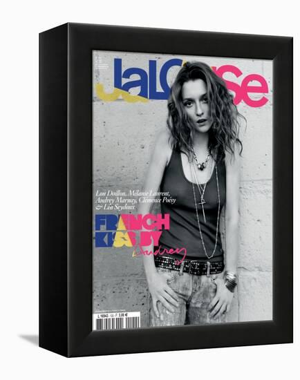 Jalouse, May 2009 - Lou Doillon, Mélanie Laurent, Audrey Marnay, Clémence Poésy et Léa Seydoux-Daniel King-Framed Stretched Canvas