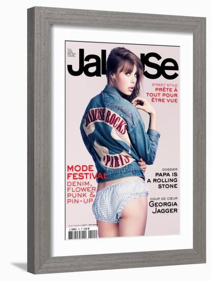 Jalouse, May 2011 - Astrid Bergès-Frisbey-Paul Schmidt-Framed Art Print