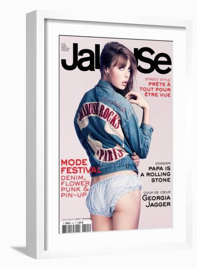 Jalouse, May 2011 - Astrid Bergès-Frisbey-Paul Schmidt-Framed Art Print