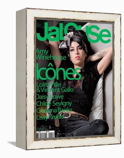 Jalouse, November 2007 - Amy Whinehouse-Elina Kechicheva-Framed Stretched Canvas