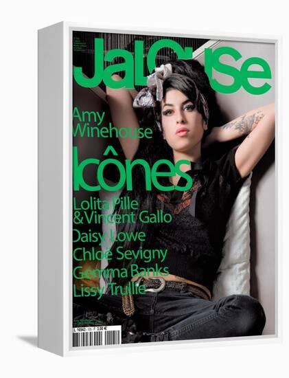 Jalouse, November 2007 - Amy Whinehouse-Elina Kechicheva-Framed Stretched Canvas