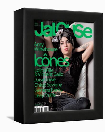 Jalouse, November 2007 - Amy Whinehouse-Elina Kechicheva-Framed Stretched Canvas