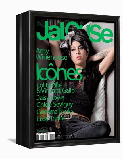 Jalouse, November 2007 - Amy Whinehouse-Elina Kechicheva-Framed Stretched Canvas