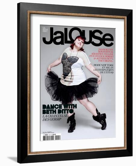 Jalouse, November 2008 - Beth Ditto-Jean-Baptiste Mondino-Framed Art Print