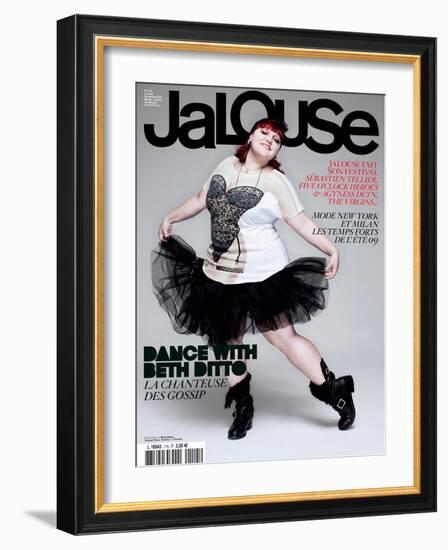 Jalouse, November 2008 - Beth Ditto-Jean-Baptiste Mondino-Framed Art Print