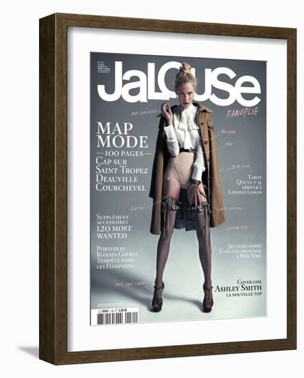 Jalouse, October 2010 - Ashley Smith-Mason Poole-Framed Art Print