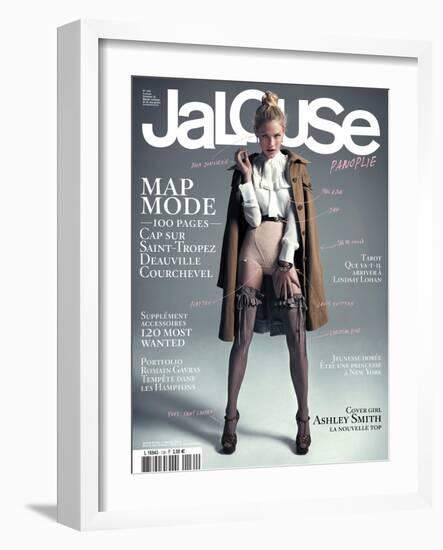 Jalouse, October 2010 - Ashley Smith-Mason Poole-Framed Art Print