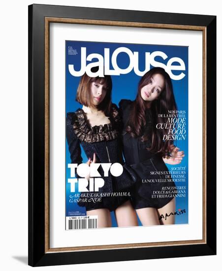 Jalouse, September 2009 - Kana Oya, Hanna Matsushima-Nobuyoshi Araki-Framed Art Print